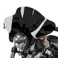 Windschild Batwing mit 4-Punkt-Fixierung für Custom Bikes dunkel getönt