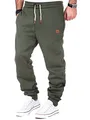 REPUBLIX Herren Sporthose Jogger Jogginghose Sweatpants Trainingshose R-0053 Khaki XL
