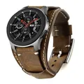 22mm Echtes Leder Uhrenarmband Cuff Ersatz Armbänder für Männer Frauen