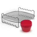 Philips HD9904/01 Philips Compact Party-Kit: Grillrost + 7 Muffin Cups