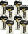 8 x Energizer INDUSTRIAL 9V Block 4LR61 9 V Blockbatterie lose für Rauchmelder