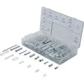 BGS Federn-Sortiment | Zug- und Druckfedern | 200-tlg.