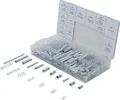BGS Federn-Sortiment | Zug- und Druckfedern | 200 teilig