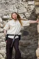 Leonardo Carbone Wikinger-Kostüm Kurzarmhemd Eric Natur XXL