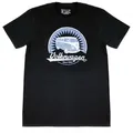 VW Collection by BRISA Kurzarmshirt Volkswagen Unisex T-Shirt Rundhalsausschnitt schwarz s