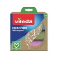Vileda GmbH Vileda Microfasertuch Microfibre, 100% recycled , Optimales Mikrofasertuch für den Einsatz in Küche und Bad, 1 Packung = 3 Stück 168311