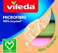 3 vileda MICROFASER-Tücher 100% recycled Love it Clean**,  30x30cm