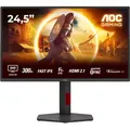AOC Q25G4SR 25 Zoll - QHD Gaming Monitor Fast IPS Panel, QHD, 300 Hz, 1 ms, HDR400, HDMI 2.1, DP