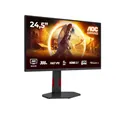 AOC Gaming Q25G4SR - 25 Zoll Quad HD Monitor, 300 Hz, 1 ms, FreeSync. Prem., G-Sync comp., HDR400 (2560x1440, 2X HDMI 2.1, DisplayPort 1.4) schwarz-rot