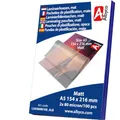 Albyco MATTE Laminierfolien, Laminiertaschen - Format A5, 154x216 mm - Dicke 2x80 (160) Mikron - MATT - 100 Stück - Transparent
