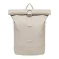 LARKSON Rucksack Damen & Herren Beige - Janne - Rolltop Rucksack mit Laptopfach für Uni, Arbeit, Reise & Fahrrad - Backpack Tagesrucksack Mittelgroß - Wasserabweisend