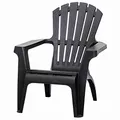 Monobloc stapelbarer Outdoor-Sessel, Made in Italy, 75 x 86 x 86 cm, Farbe anthrazit