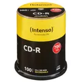 Intenso CD-R 700 MB/80 min. Cakebox/Spindel mit 100 Discs Rohlinge
