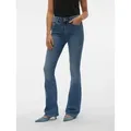 Vero Moda Bootcut-Jeans VMFLASH MR FLARED JEANS LI347 GA NOOS Baumwollmischung mit Stretch, regular waist, bootcut fit blau XS (34)