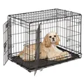 MidWest Homes for Pets – 30-Zoll-Zweitüriger, zusammenklappbarer Tierkäfig