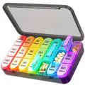 Tablettenbox 7 Tage 3 Fächer Medikamentenbox Wöchentlich