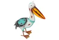 kamelshopping Gartenfigur Gartenfiguren aus Metall für den Garten, moderne Deko-Figuren, handbemalt mit Rostschutz-Lackierung, für außen, witterungsbeständig