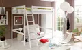 TiCAA Hochbett Matthias 140 x 200 Kiefer weiss NEU