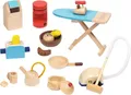 goki 51939 - Accessoires Küche, 19-teiliges Zubehör für das Puppenhaus