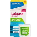 Sanotact Laktase 24.000 FCC, 6 Stunden Depot & Sofortwirkung, in Tablettenbox, 40 Tabletten