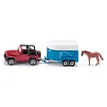 siku Jeep Wrangler mit Pferdeanhänger Böckmann 1651 Spielzeugauto