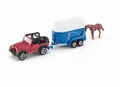siku 1651, Jeep with Horse Trailer, Metal/Plastic, Multicolour, Incl (US IMPORT)