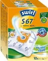 Swirl S67 EcoPor Staubsaugerbeutel Hausstaub Feinstaub Pollen Reißfest 10 Beutel