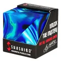 SHASHIBO Formwechsel-Box – Preisgekrönter, patentierter Zappelwürfel mit 36 Seltenerdmagneten – lässt Sich in über 100 Formen verwandeln (Mystic Ocean)