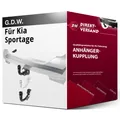 Anhängerkupplung abnehmbar für Kia Sportage 07.2018-09.2022 neu