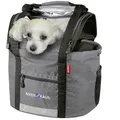 Rixen & Kaul KLICKfix Hundetasche DOGGY, 24 Liter, grau/schwarz, für Hunde bi...