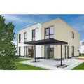 Freistehende Markise 375x250x220 cm anthrazit