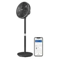 Philips Standventilator, Air+ App, automatische Rotation, Schwarz (CX3550/01) - Schwarz/Silber