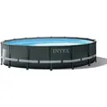 Intex Frame Swimming Pool Set "Ultra Rondo XTR",anthrazit,Ø 488 x 122 cm