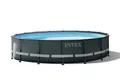 Intex Frame Swimming Pool Set "Ultra Rondo XTR", anthrazit, Ø 488 x 122 cm, inkl. Sandfilteranlage