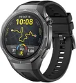 Huawei Watch GT 5 Pro 46 mm Edelstahlgehäuse schwarz am Fluorelastomerarmband sc