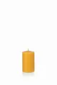INNA-Glas Bienenwachskerze BABETTE, natur-gelb, 8 cm, Ø5 cm, 24h