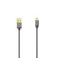 HAMA Micro-USB-Kabel, USB 2.0, 480 Mbit/s, Metall, 0,75 m (00200500) #1907256