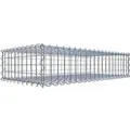 Gabiona Gabionenkorb 20 cm x 100 cm x 50 cm Maschenw 5 cm x 5 cm