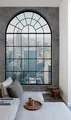 Digitaldruck Vlies Industrial Fenster Skyline New York Grau ML6201 (12,35€/1qm)