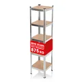 Schwerlastregal 40x40 x 180 cm Werkstatt Lager Regal System MDF Boden Werkbank