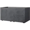 Deroma - Pflanzkasten Millenium Kunststoff Anthrazit 79 X 39 X 39 Cm Blumenkasten