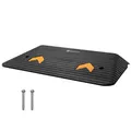 VEVOR Schwellenrampe Bordsteinrampe Türschwellenrampe 90,2x53,34x7,6 cm Gummi