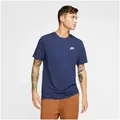 Nike Sportswear T-Shirt M NSW CLUB TEE Regular Fit, Kurzarm, Rundhalsausschnitt blau L (52/54)