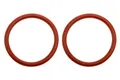 2x O-Ring kompatibel mit Siemens EQ, Bosch Vero, Gaggenau, Neff Kaffeevollautomaten 38x4mm Rot Silikon Dichtung Innen 38mm Außen 46mm