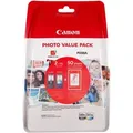 Pg-560xl Schwarz Und Cl-561xl Farbtinte + Fotopapier-sparset, 3712c004 - Canon