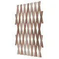 Windhager Holz-Spalier, Rankhilfe, Rankgitter, Holzzaun, Pflanzengitter zusammenfaltbar, variabel verstellbar, 45 x 180 cm, natur