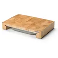 Continenta Schneidebrett mit Edelstahl-Schublade 39 x 27 cm