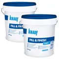 2 x KNAUF Sheetrock Fill & Finish Light Füllmasse Spachtelmasse Spachtel 20 kg