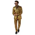 Opposuits Partyanzug Golden Geo Star Anzug, Damit bist Du der Star auf jeder Tanzfläche! 48