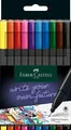 Faber-Castell 151610 - GRIP Finepen, Fineliner, mit metallgefasster Faserspitze